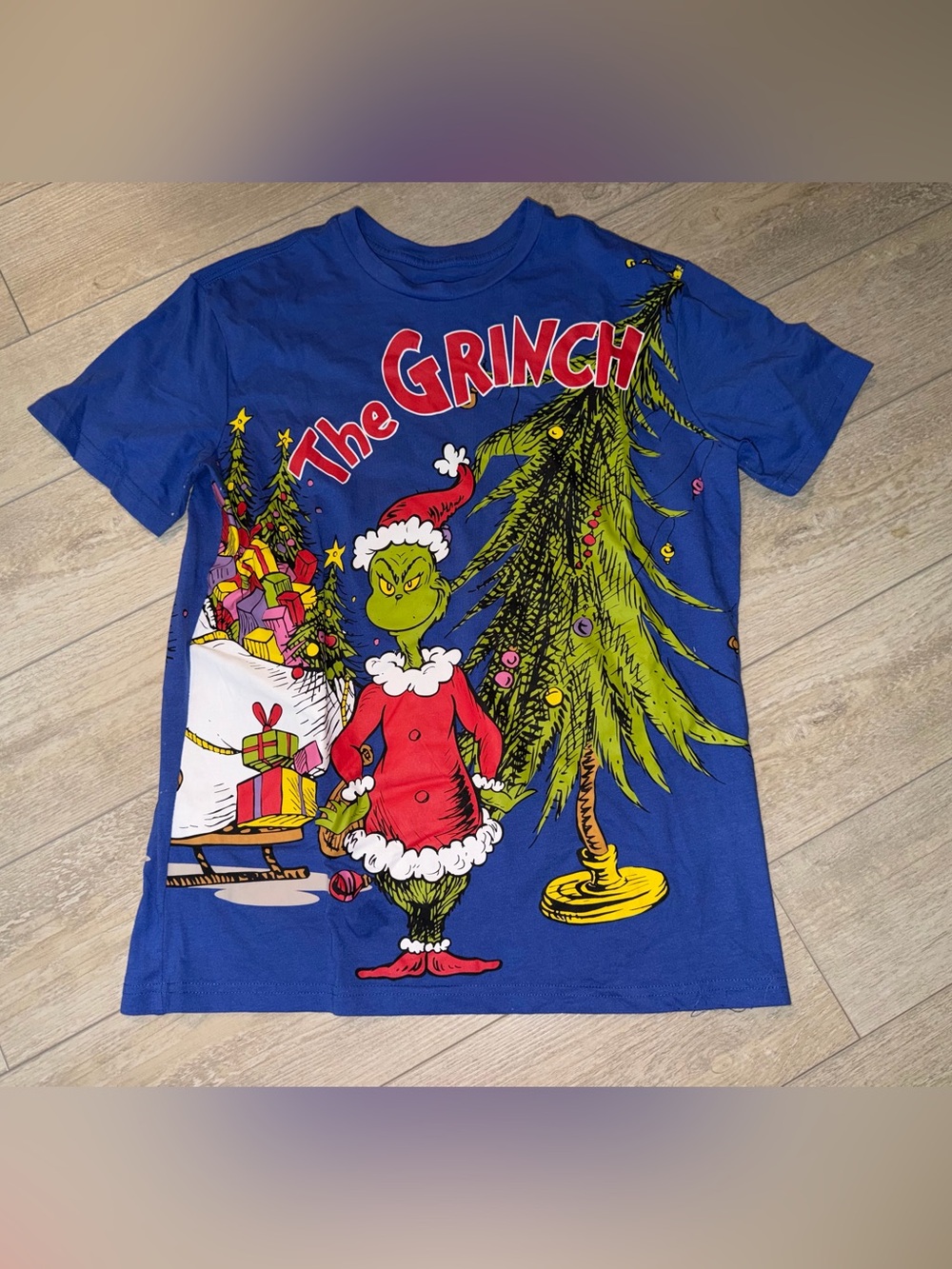The Grinch Graphic Short Sleeve Tee - Blue